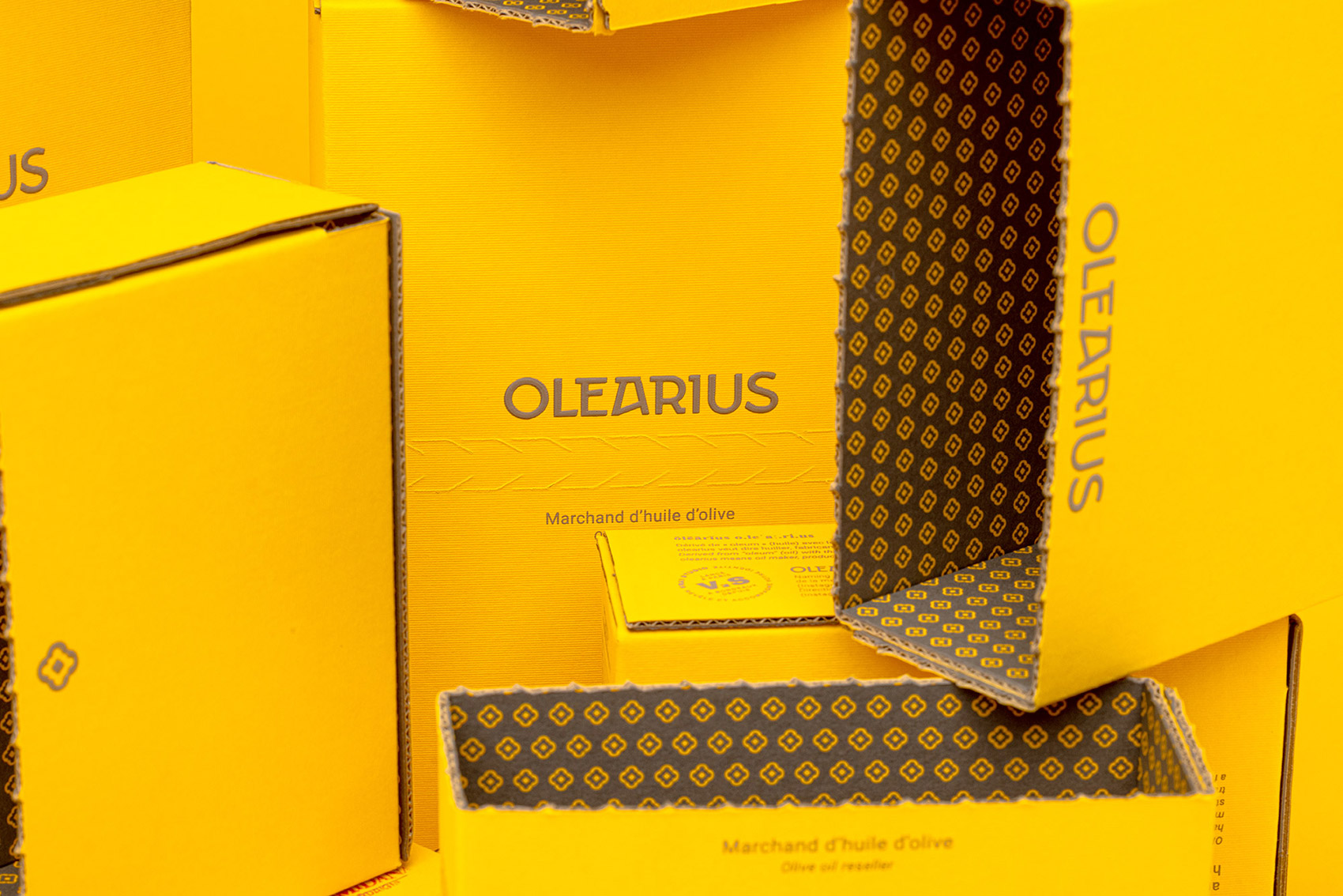 Packaging avec sérigraphie et vernis