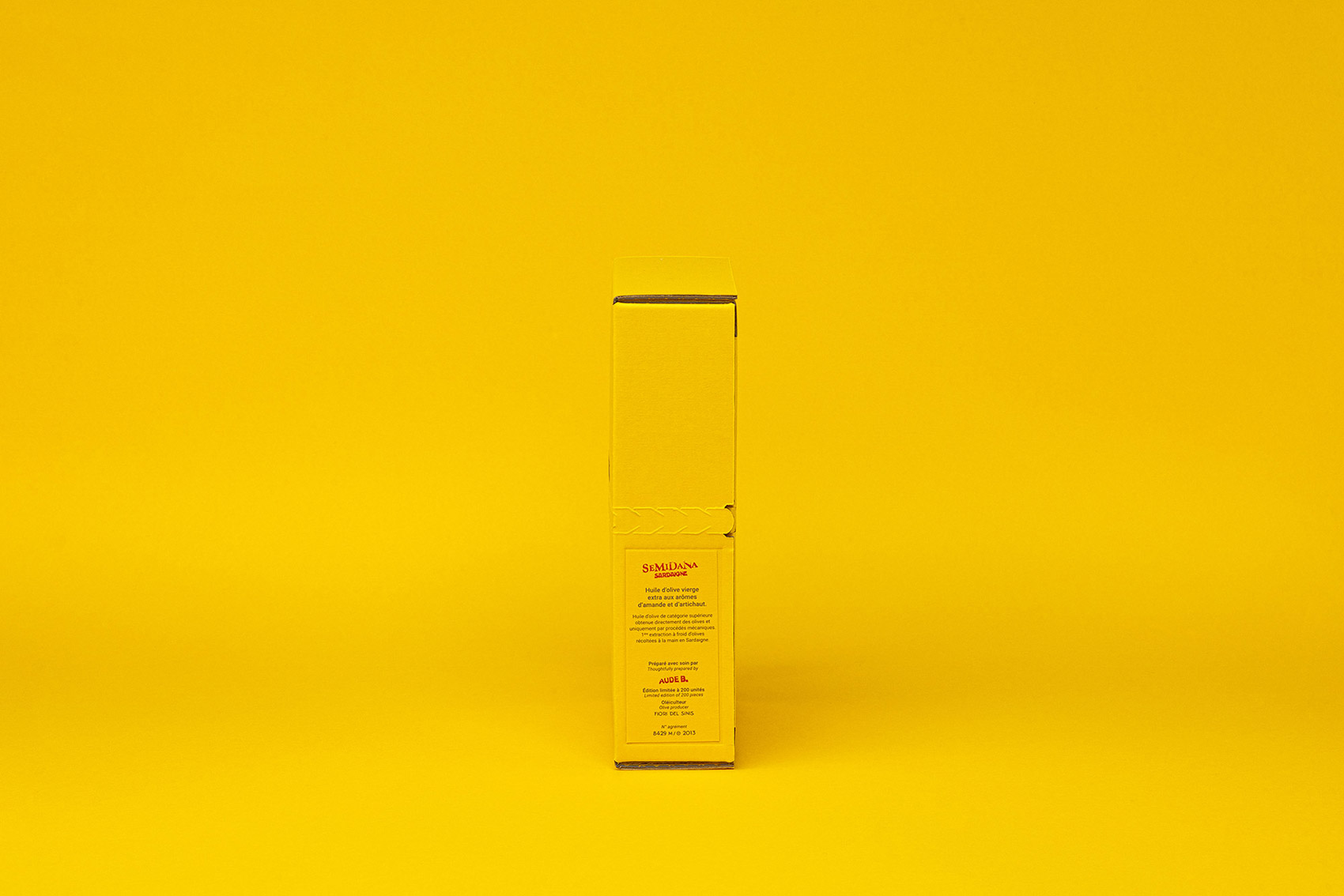 Packaging avec sérigraphie et vernis