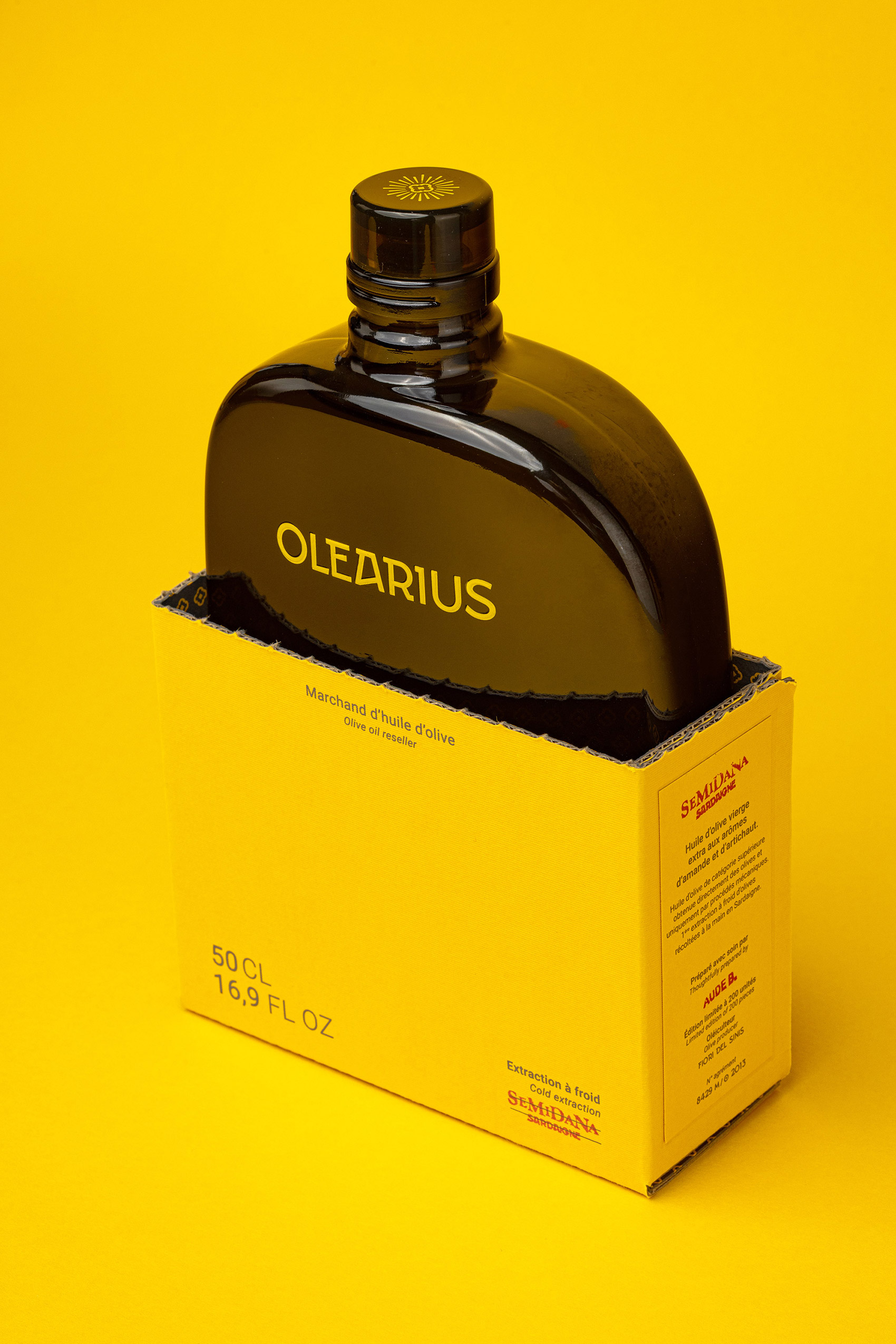 Packaging avec sérigraphie et vernis