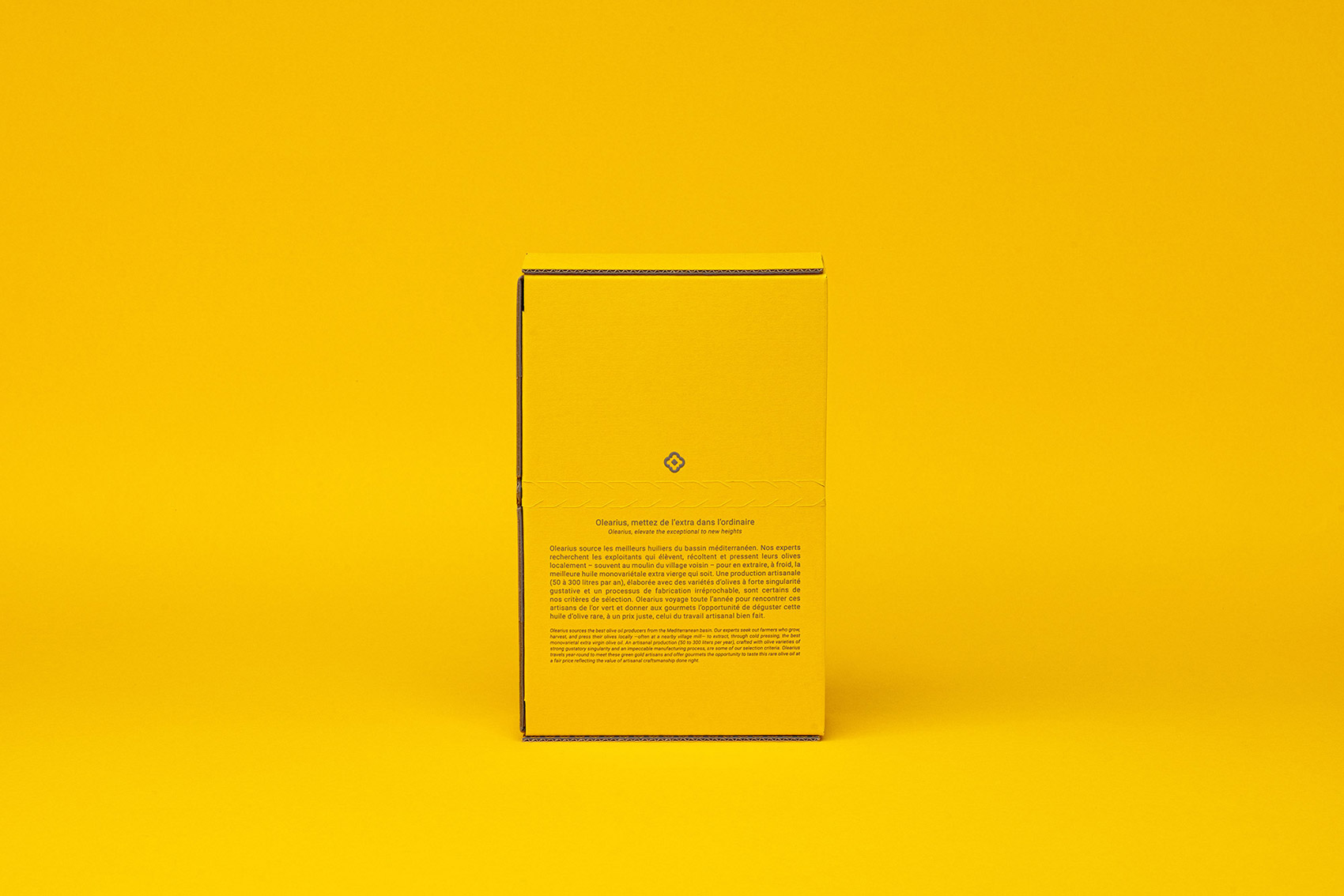 Packaging avec sérigraphie et vernis