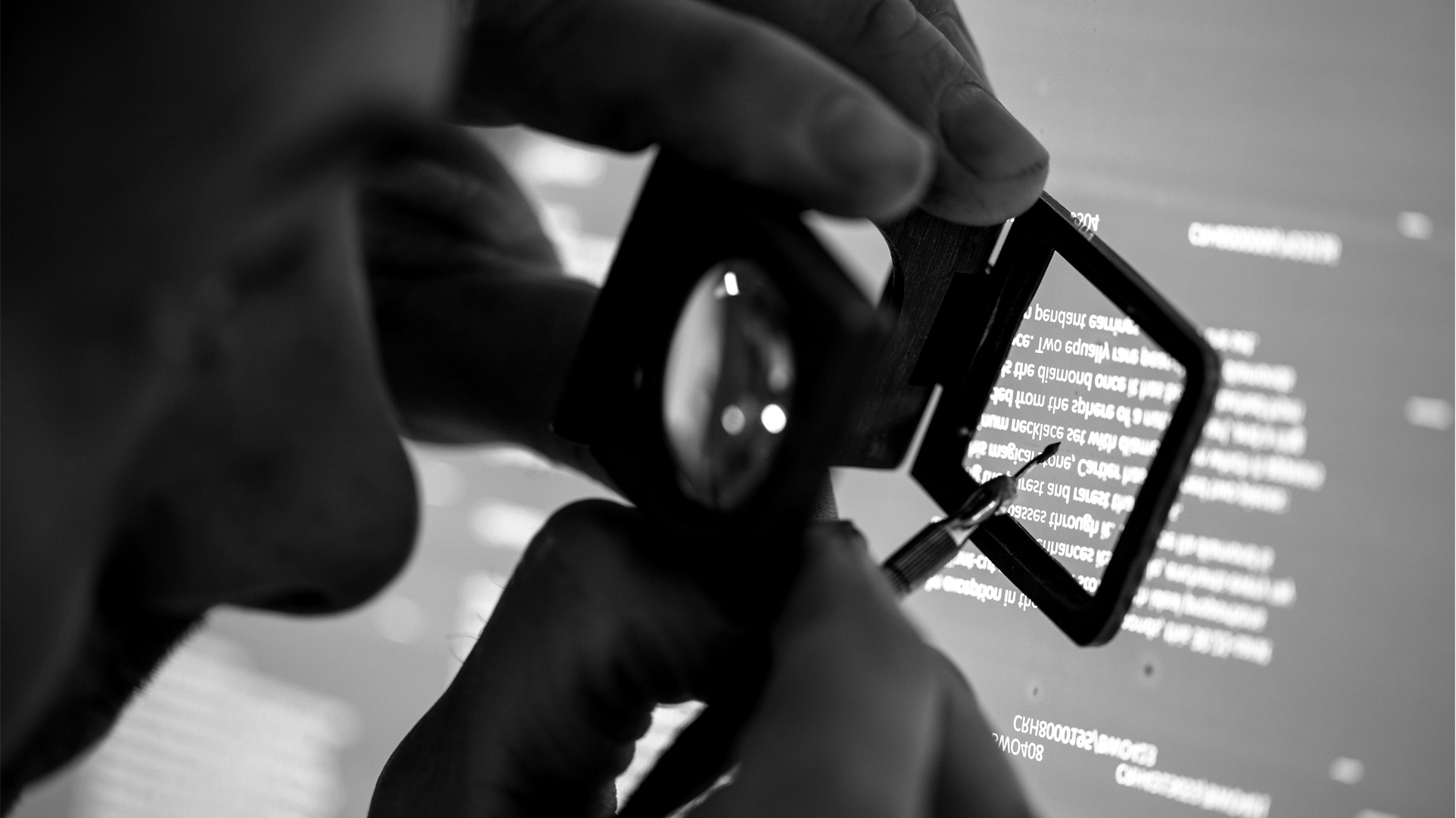 Préparation d'un écran de sérigraphie