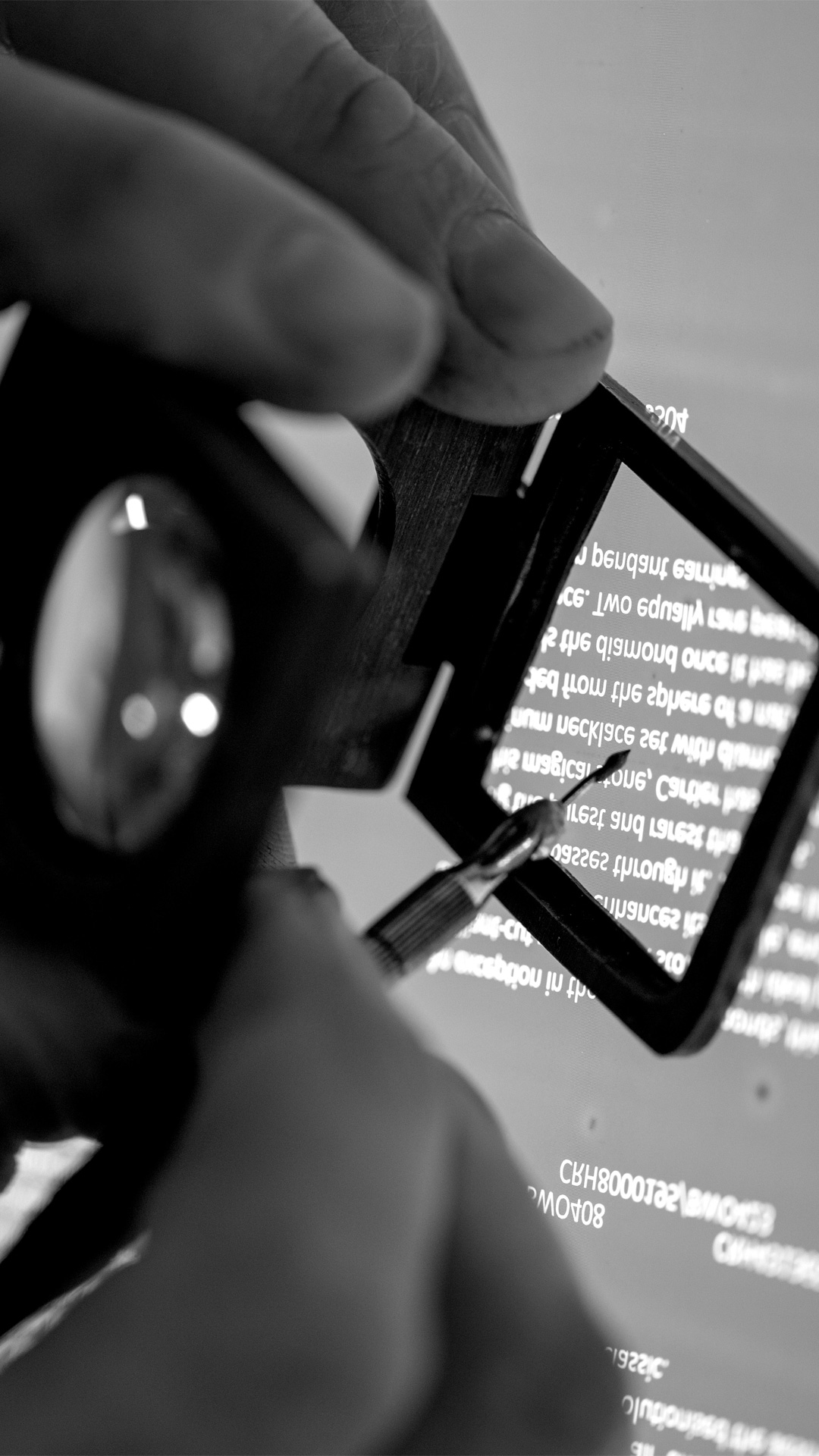 Préparation d'un écran de sérigraphie